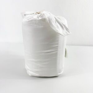 Avocado Organic Indian Cotton 400 Thread Count Queen White Sheet Set